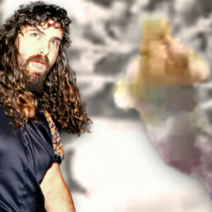 In a frightening moment, Mick Foley gets caught up in the ropes in a match against Vader in Germany in 1994. Moments later, he would lose his ear.