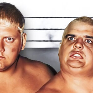 The Texas Outlaws: Dick Murdoch and Dusty Rhodes.