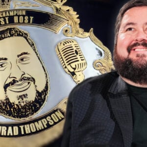 Conrad Thompson: World Champion podcast host and wrestling promoter.