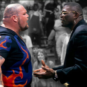Former New York Giants linebacker Lawrence Taylor battled Bam Bam Bigelow at WrestleMania XI.