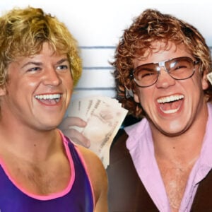 “Sweet and Sour” Larry Sweeney (1981–2011), pictured in and out of character. A gifted performer whose brilliance lit up indie wrestling until tragedy struck.