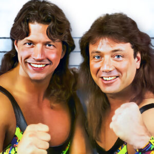 The “New” Rockers: Al Snow (then known as Leif Cassidy) with Marty Jannetty.