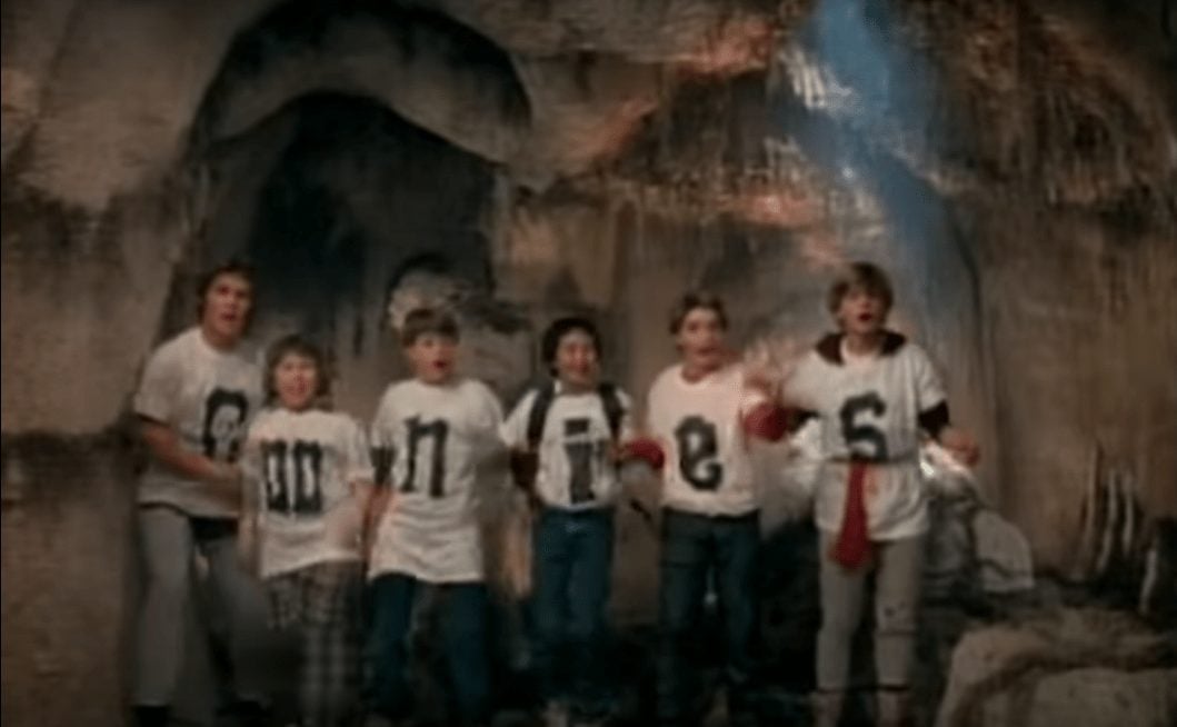 8 Wrestler Music Video Cameos You May Have Missed Wrestler cameos in music videos - Characters from the movie The Goonies appear in Cyndi Lauper's 'Goonies R Good Enough' music video