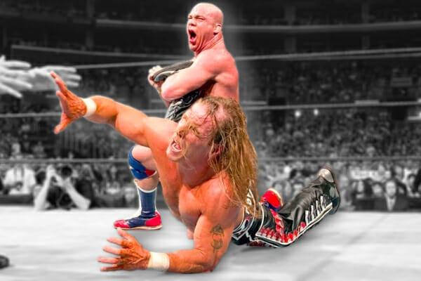 Kurt Angle and Shawn Michaels’ Embarrassing First Encounter