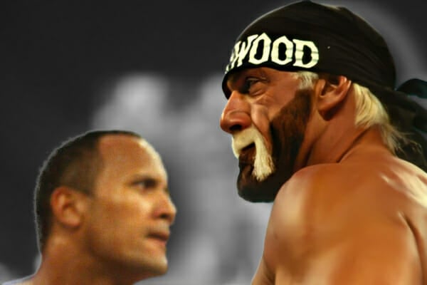 The Rock and Hulk Hogan at WrestleMania X8: True Story