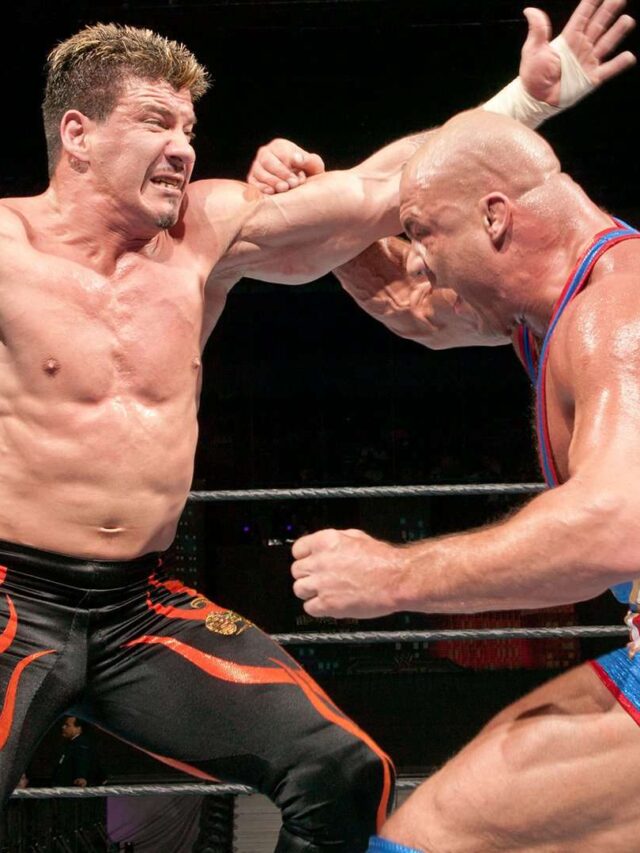 Kurt Angle and Eddie Guerrero - Their Heated Backstage Fight