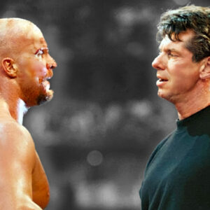 "Stone Cold" Steve Austin and Vince McMahon.