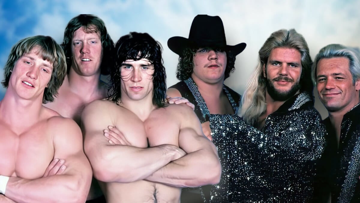 Братья эрих. Terry Gordy wrestler. Рестлеры 80-х годов. The fabulous Freebirds. Michael Hayes wrestler.