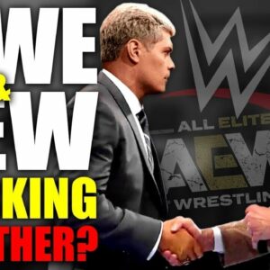 Are WWE and AEW working together?