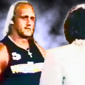 Moments before Hulk Hogan choked out TV host Richard Belzer, proving to him that wrestling CAN be very real!
