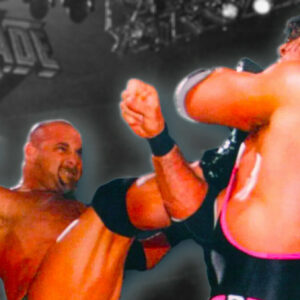 Bret Hart and Goldberg - The Kick That Ruined Bret's Career