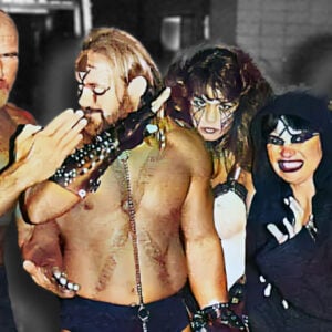 Kevin Sullivan and his Army of Darkness - "Superstar" Billy Graham, The Fallen Angel (Nancy Benoit), Kevin Sullivan, The Lock (Winona Littleheart), and Sir Oliver Humperdink. Before there was D-Generation X, the nWo, and even The Four Horsemen, there was Kevin Sullivan and His Army of Darkness who shook professional wrestling from its comfort zone forever.