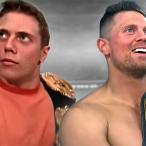 The Miz, seen here on the left on MTV Real World in 2001, and on the right as WWE Champion in 2021, has carved out a place for himself in both worlds, solidifying the fluid connection between reality TV and wrestling.