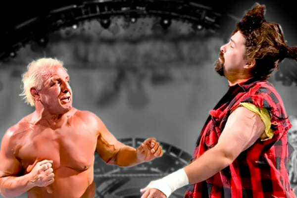 Ric Flair and Mick Foley – Their Real-Life Backstage Encounter