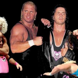Bret Hart and Mr. Perfect | Revolutionists of Wrestling in the '90s [Photo design: JP Zarka of ProWrestlingStories.com]