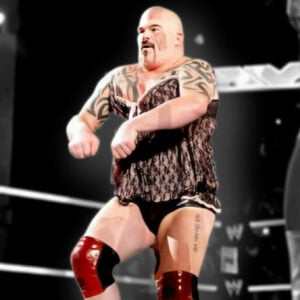 Tensai has a dance-off against Brodus Clay with the Funkadactyls while wearing women's lingerie on January 28th, 2013. Yes, folks, wrestling is a serious form of entertainment!