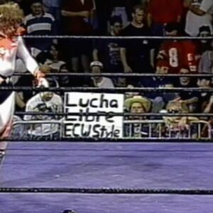 Rey Mysterio Jr. and Psicosis face off at ECW Gangsta's Paradise, September 16. 1995.