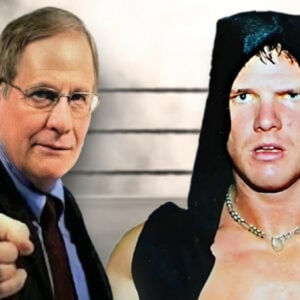 Professional wrestling super-agent Bill Behrens and a young AJ Styles.
