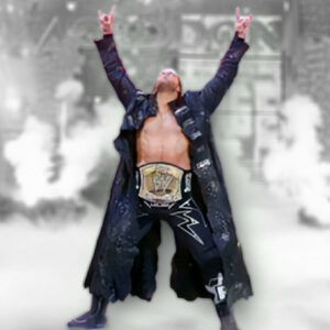 WWE Champion Edge enters the arena to defend his gold at WWE Armageddon 2008.