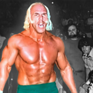 WWWF World Champion Superstar Billy Graham attracts looks of awe from envious fans.