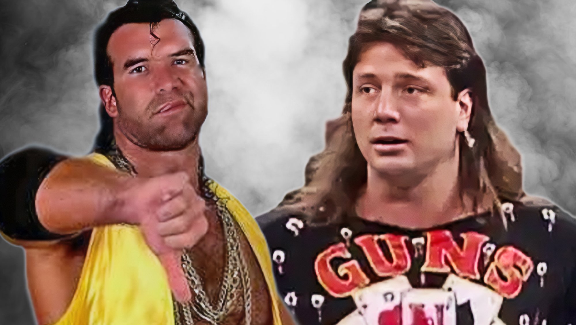 Scott Hall Takes a Sleeping Marty Jannetty By Surprise