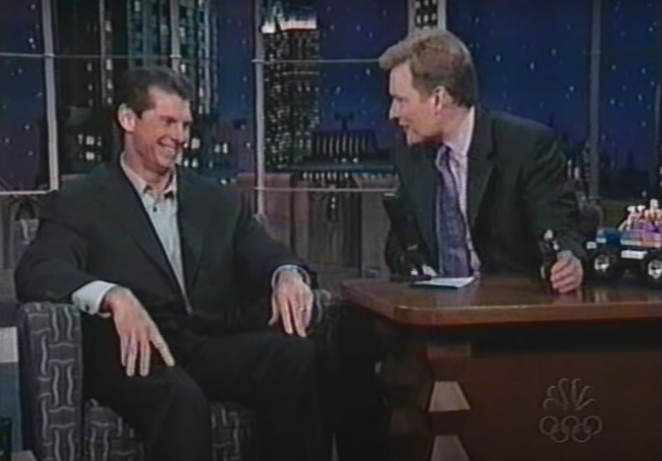 Conan O'Brien was respectful throughout his interview with Vince McMahon.