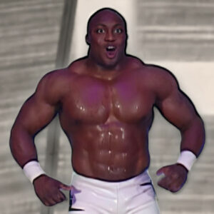 Bobby Lashley during his WWE debut on SmackDown, September 23rd, 2005.