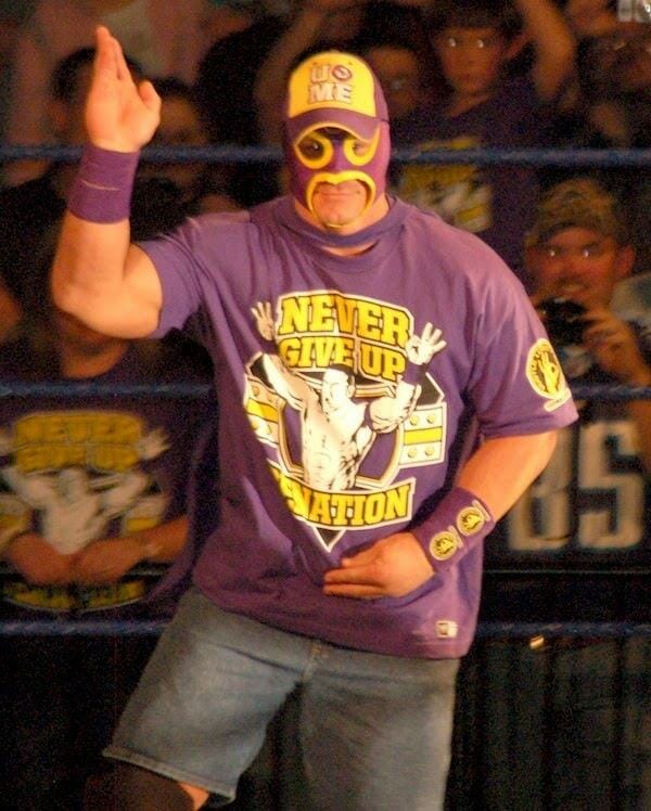 10 Masked Wrestlers Whose Identities Were Quite Obvious Juan Cena.