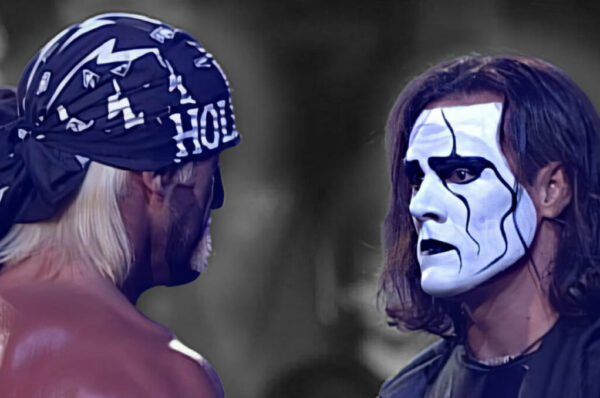 Hulk Hogan and Sting – The Mess at WCW Starrcade 1997