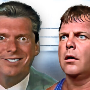 A heel Vince McMahon on USWA television in 1993 and Jerry "The King" Lawler.