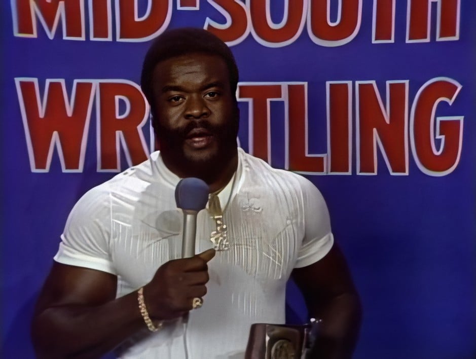 Junkyard Dog in Mid-South Wrestling, 1982.