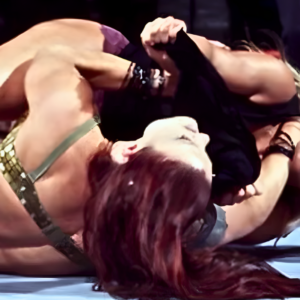 Lita and Trish Stratus compete in WWE's first televised version of this match type on Monday Night Raw, October 23, 2000. This match type became emblematic of the Attitude Era's boundary-pushing content before WWE transitioned to PG programming.