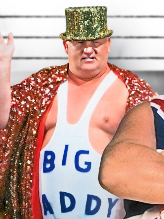 The larger-than-life Big Daddy (Shirley Crabtree) over the years.