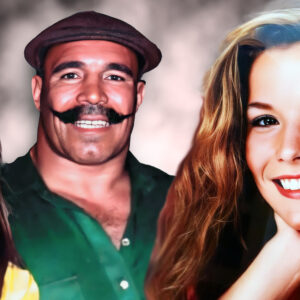 "The Iron Sheik" Hossein Khosrow Ali Vaziri with his daughter Marissa. Sadly, at 27, she would be brutally murdered. Her father soon vowed revenge on the killer.