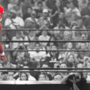 Hulk Hogan and Shawn Michaels square off at SummerSlam 2005.