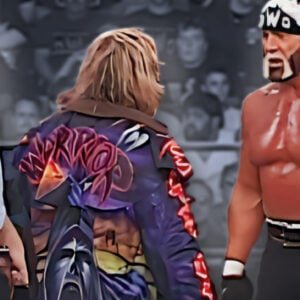 Before their rematch at WCW Halloween Havoc 1998, Ultimate Warrior and Hulk Hogan had a tense stare-off.