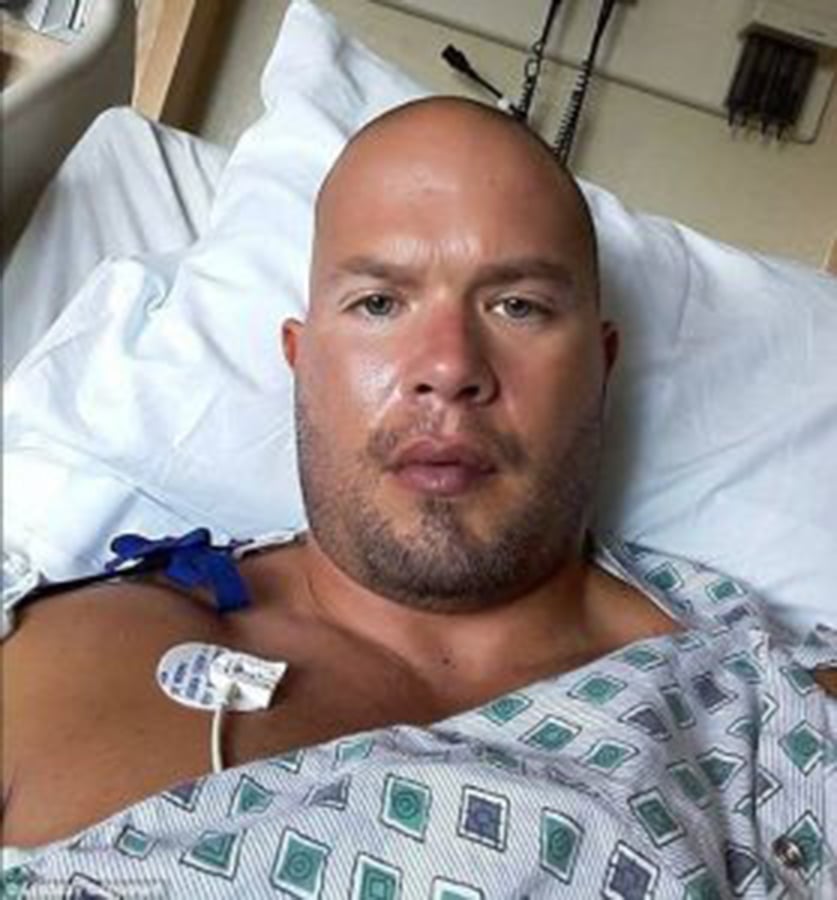 Matt Cappotelli during his cancer treatment: The Tough Enough season 3 winner and OVW trainer battled grade IV glioblastoma multiforme from 2017 until his passing in June 2018 at age 38. 