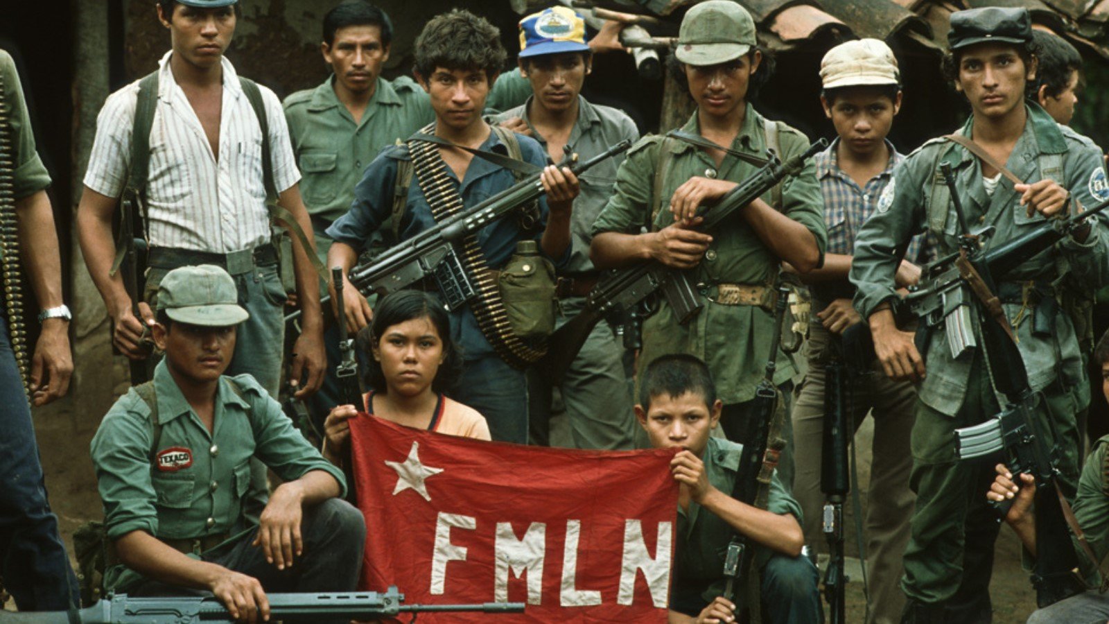 Salvadoran Civil War soldiers, young and old (1979-1992) - the conflict that destroyed El Vikingo’s wrestling promotion and forced his return to Puerto Rico. 