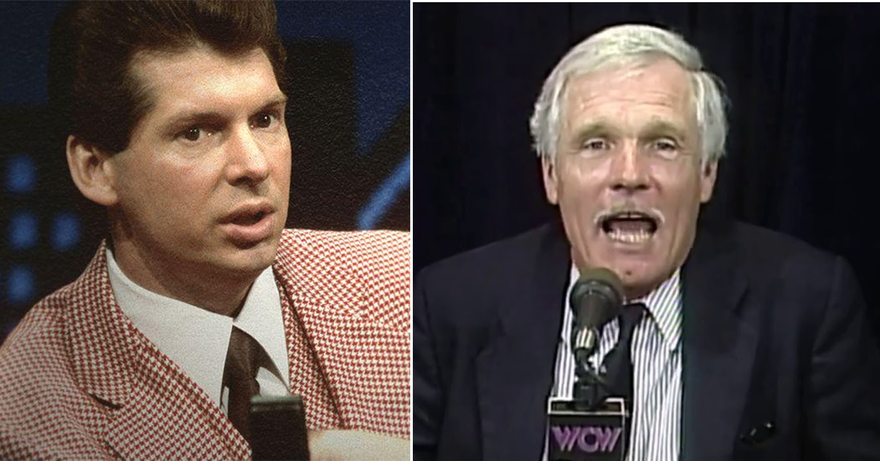 Vince McMahon and Ted Turner, two pro wrestling figureheads of the 1990s, were also used to define characteristics and behaviors contained in Sheldon Goldberg's "The Last Fall".