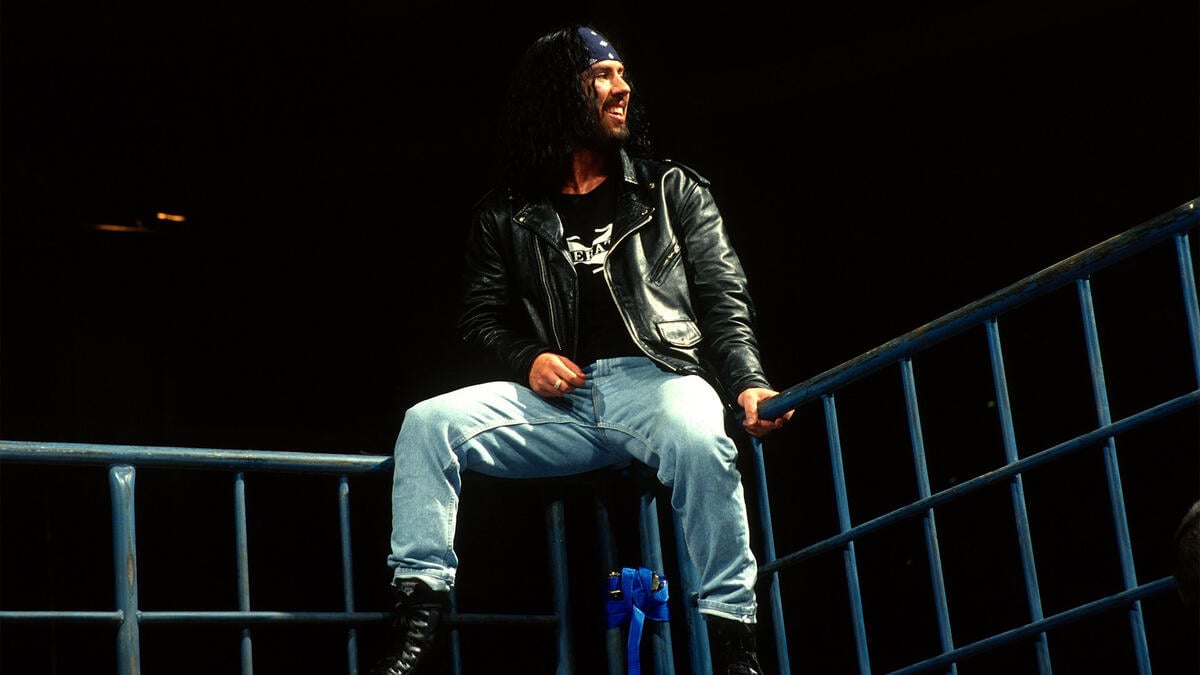 X-Pac in the final moments of the March 30, 1998 edition of Raw Is War, the night of his return to the then WWF and his first night as a member of DX. 