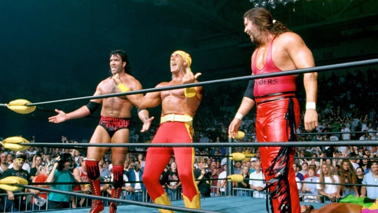 Hulk Hogan reveals himself to be the "third man" and turns heel, joining Kevin Nash and Scott Hall at WCW Bash At The Beach 1996, igniting the nWo revolution. 