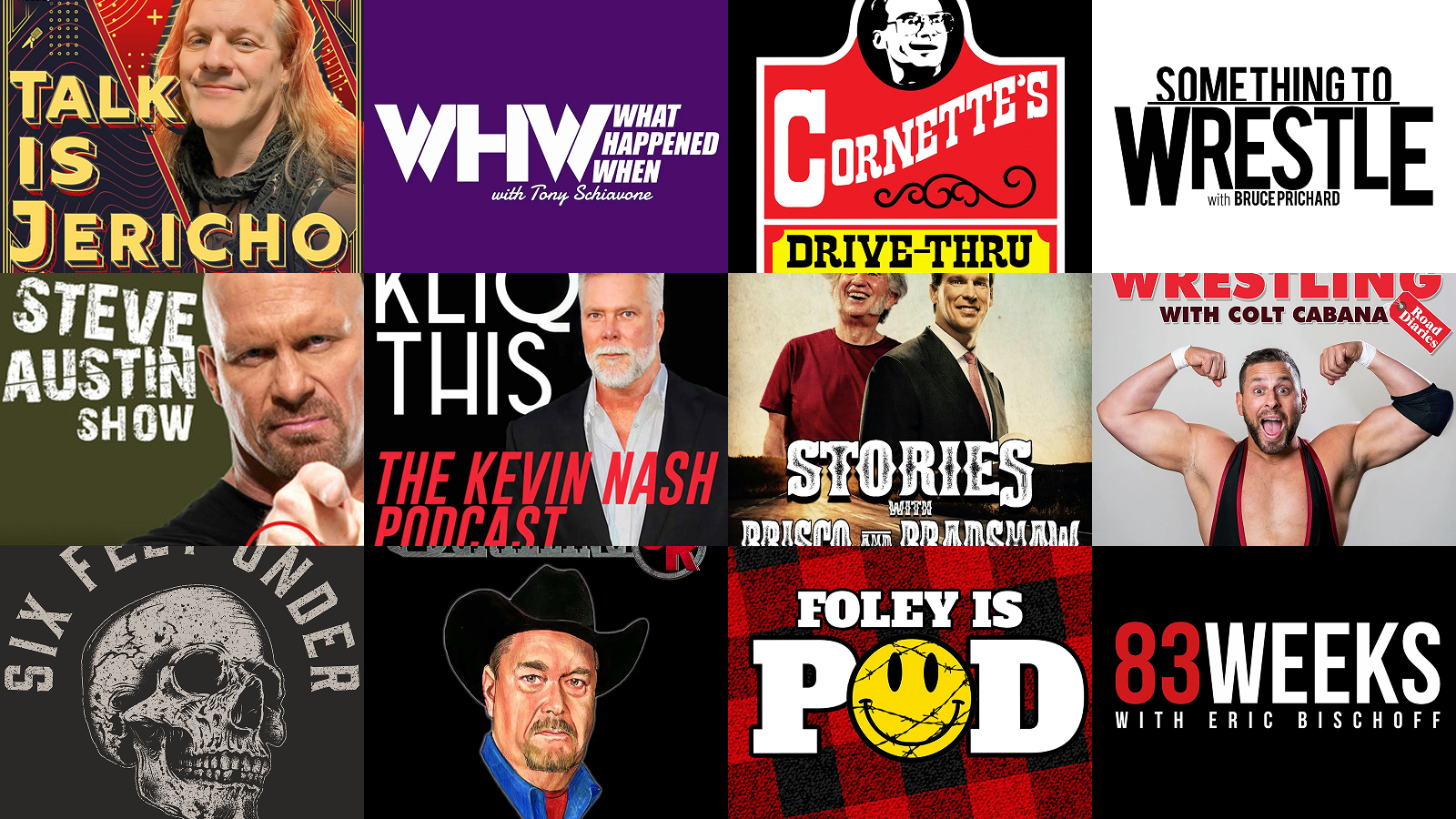 A collection of some of today’s most popular pro wrestling podcasts – the modern evolution of shoot interviews – showing how candid locker room stories have become mainstream entertainment for fans. 