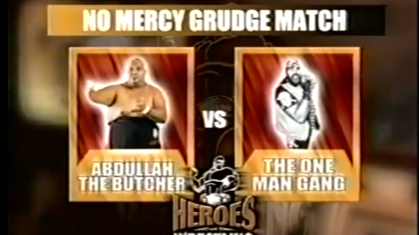 Wrestling legends Abdullah the Butcher and One Man Gang had a violent, hardcore match that ended in confusion, exemplifying the House of Wrestling pay-per-view’s booking problems. 