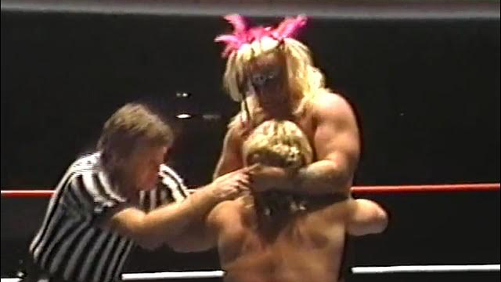 Flamboyant British wrestler, Adrian Street, gained the upper hand on Bobby Fulton during their heated feud at New Orleans’ Municipal Auditorium on October 1, 1984 - a rivalry that helped establish Fulton as a major Southwest Championship Wrestling star. 