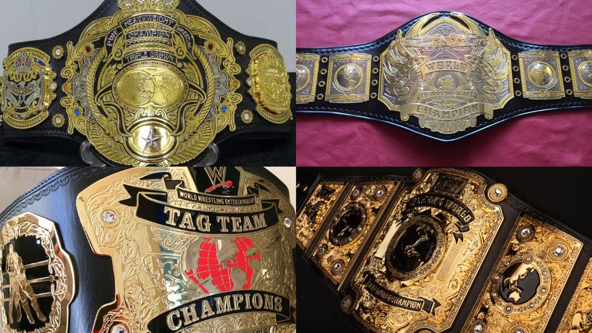 Discover 18 modern pro wrestling championship belts that define today's craft - rivalring the legendary designs of wrestling's golden era!