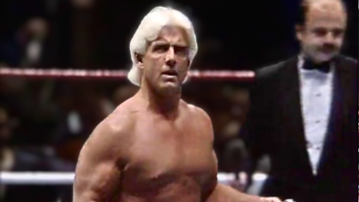 Ric Flair during his 1991 WWF debut year, when he offered Chris Michaels (Bill Pierce) a career-defining moment that later became his biggest regret.