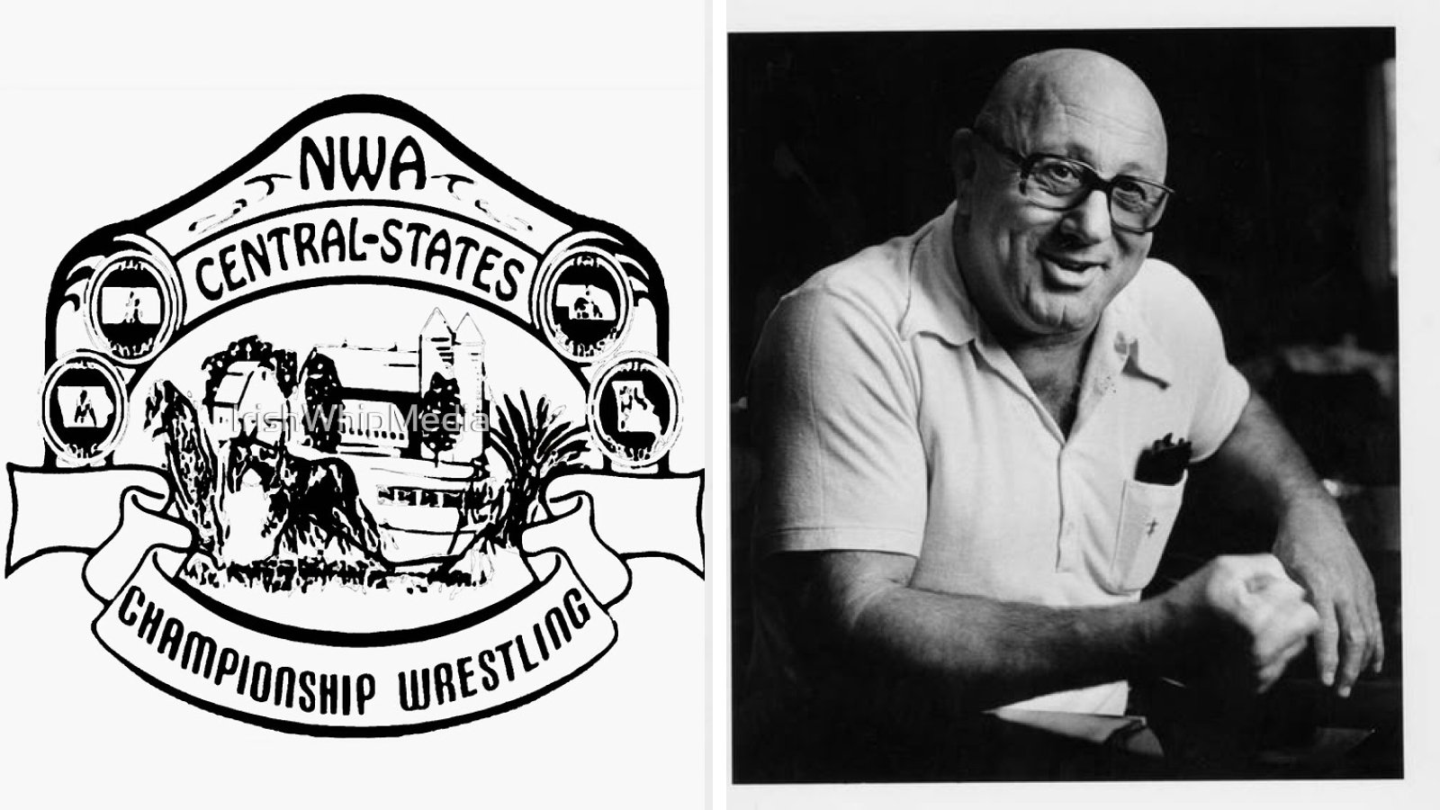 The Kansas City territory run by Bob Geigel (to the right) was ran under the NWA Central States banner. It was one of the original territories of the National Wrestling Alliance (NWA) and was known for its strong presence in the Midwest. The territory, initially called Heart of America Sports Attractions, later became known as Central States Wrestling and then World Wrestling Alliance.