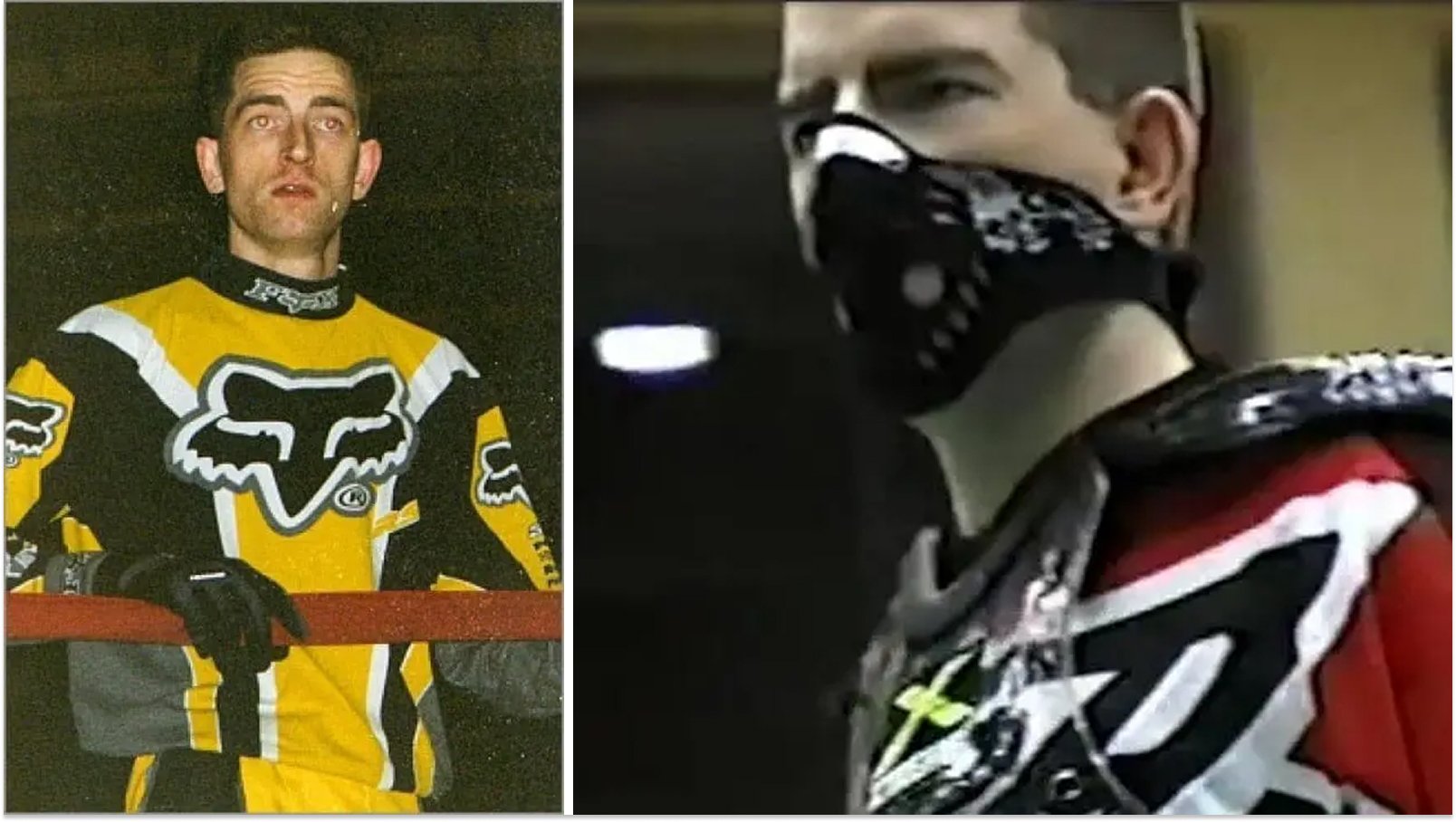 Jason Harrison as the Dirtbike Kid showcased his motocross-inspired wrestling gear and a high-flying moveset that defined his career in Extreme Championship Wrestling (ECW) and European independent promotions before his fateful 1999 Japan tour. 