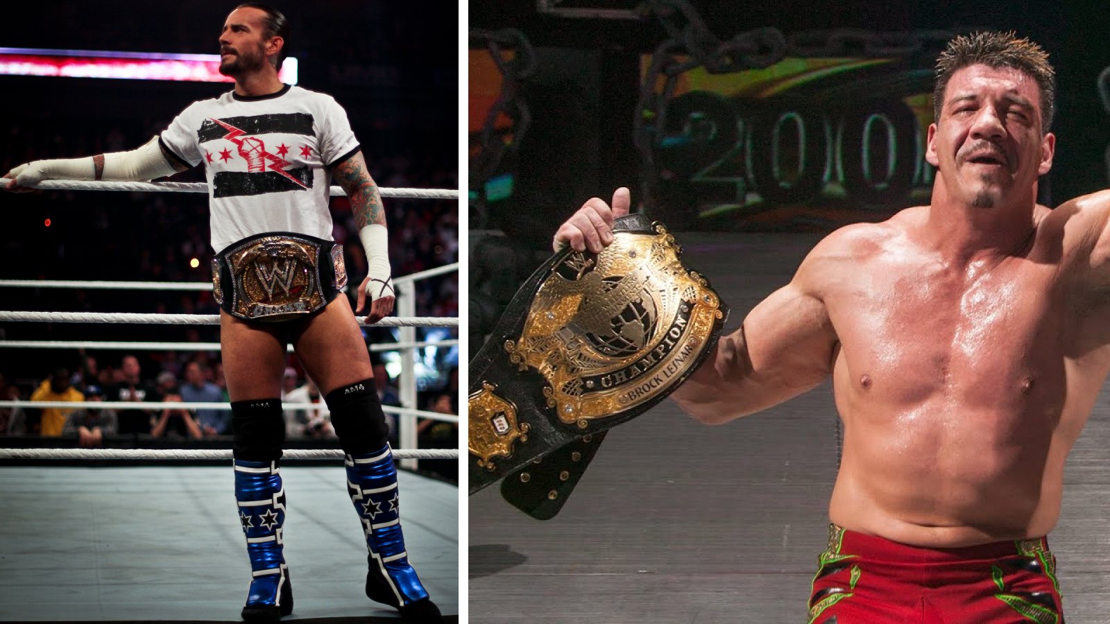CM Punk and Eddie Guerrero achieved WWE Championship glory following their legendary independent wrestling encounters, with Guerrero’s 2005 death sadly preventing their destined WWE main event collision. 