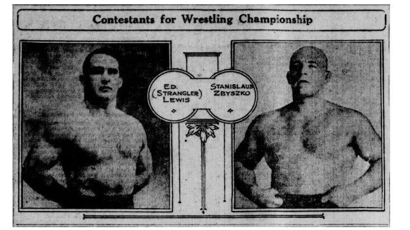 Advertisement for the championship match between Ed